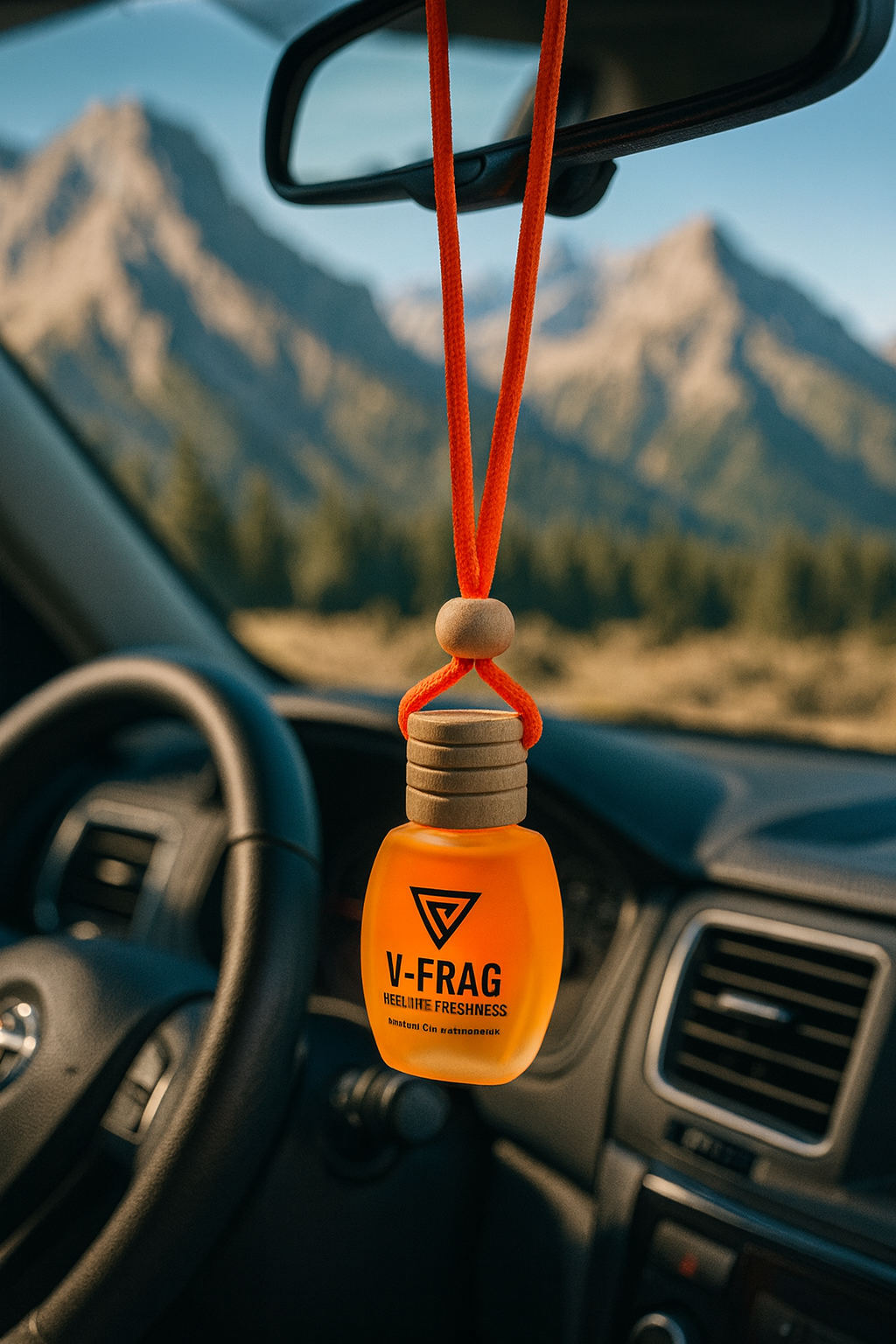 V-FRAG® Premium Car Air Freshener – Long-Lasting " ARABIAN " Scent, Luxury Hanging Diffuser for Car & Home