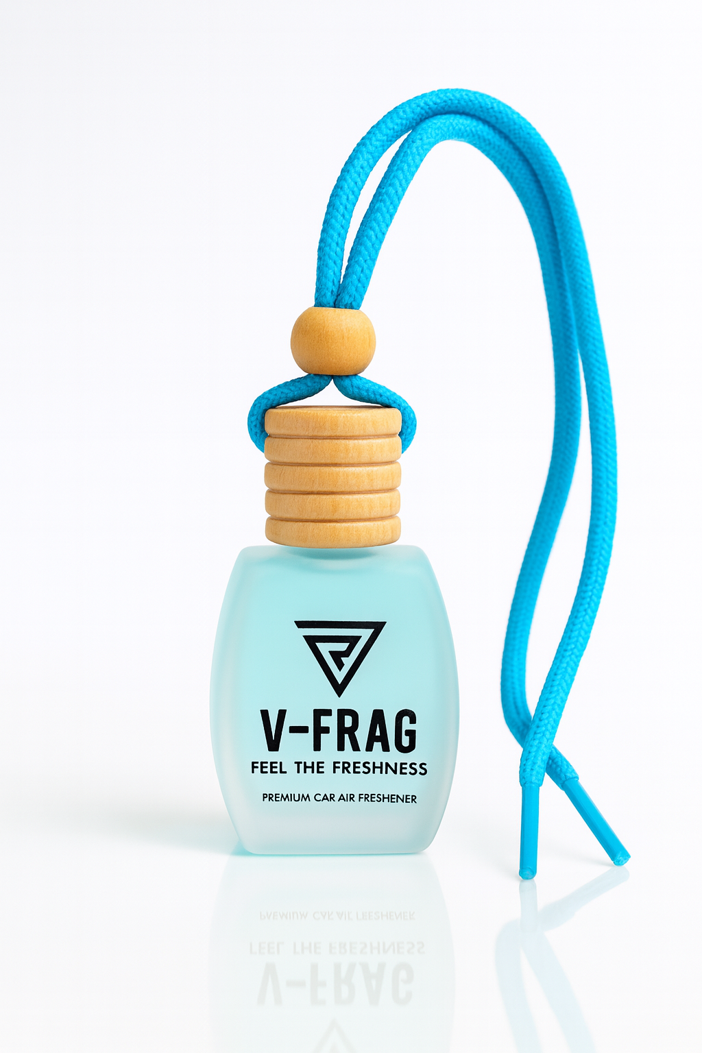 V-FRAG® Premium Car Air Freshener – Long-Lasting "BLUE WATER"  Scent, Luxury Hanging Diffuser for Car & Home