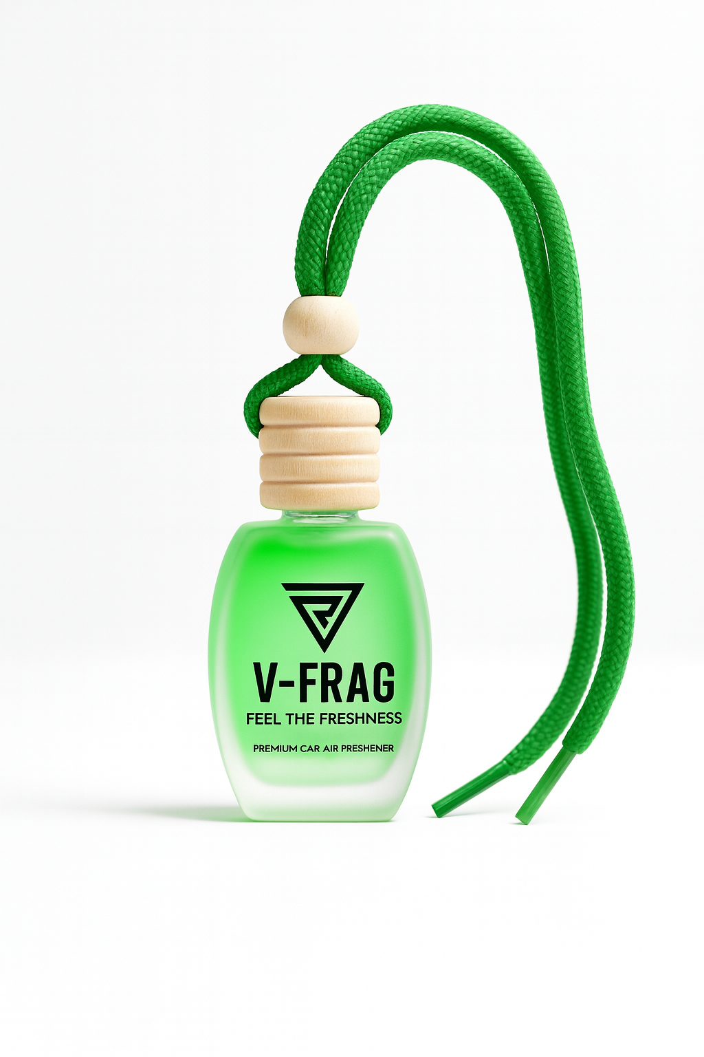 V-FRAG® Premium Car Air Freshener – Long-Lasting BLACK CRYSTAL, Luxury Hanging Diffuser for Car & Home