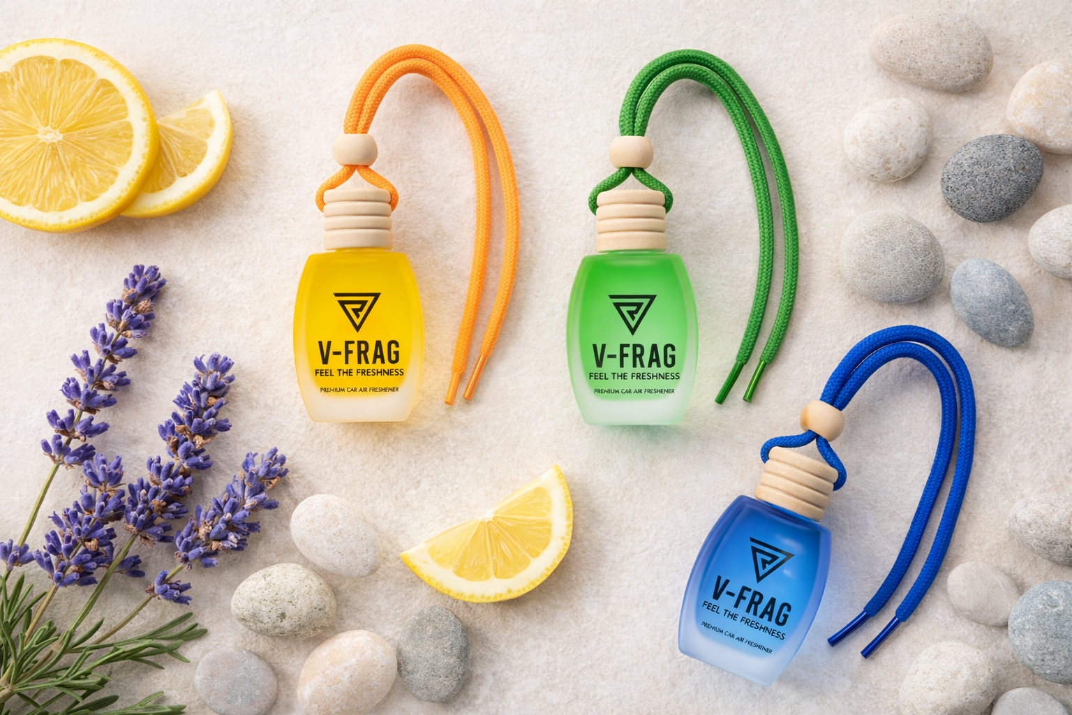 V-FRAG® Premium Car Air Freshener – Long-Lasting " ARABIAN " Scent, Luxury Hanging Diffuser for Car & Home