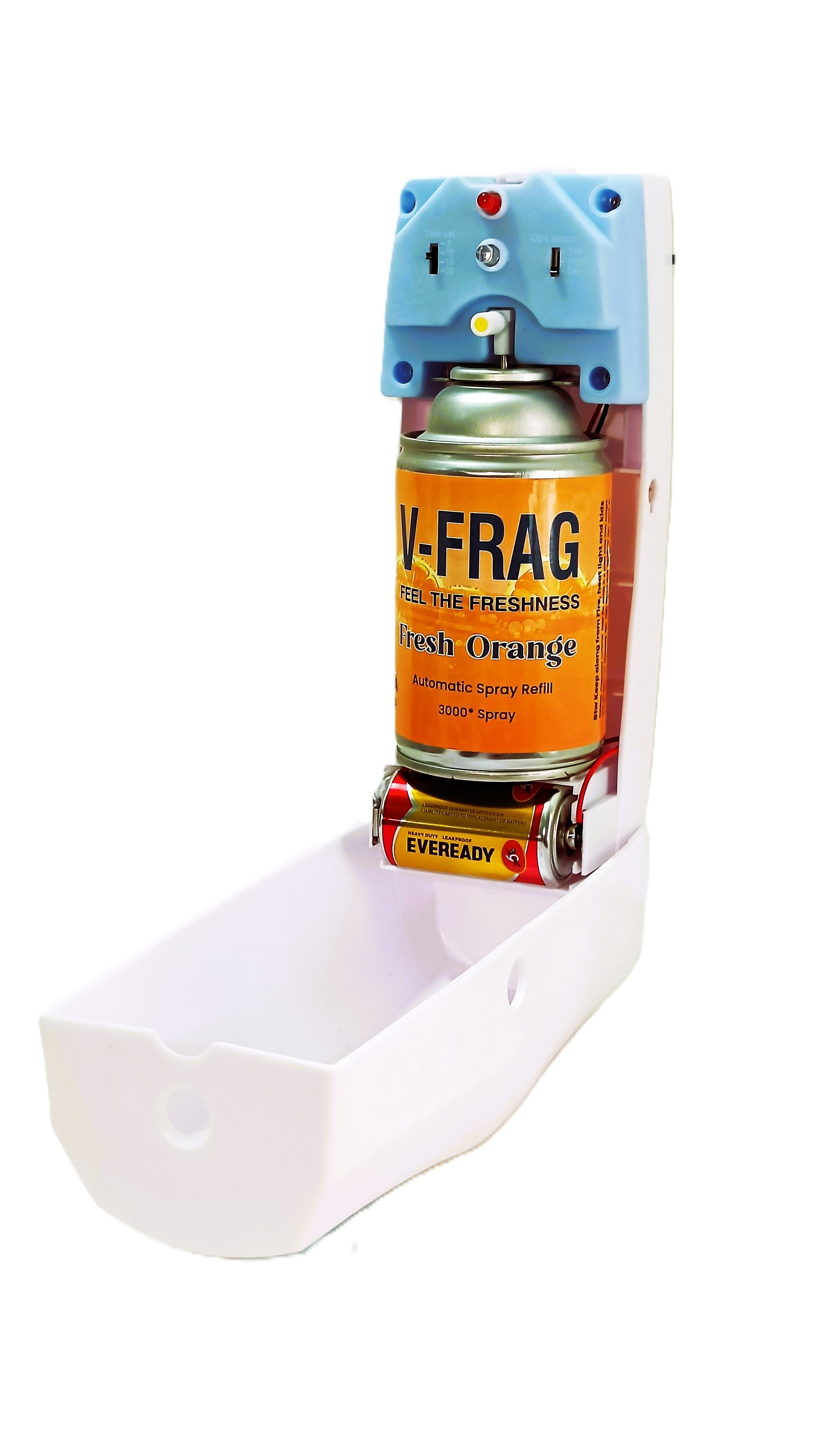 V-FRAG FRESH ORANGE Room Freshener  Spray Automatic Refill/Air Freshener refill - 250 ML - Fits all Machines using 250 ML / 300 ML bottles.(PACK -2)