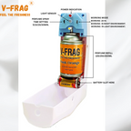 V-FRAG Automatic Air Freshener Dispenser VFA04 Full Set | Includes spray Refill (2800+ Sprays) & 2- Batteries - FREE Spray Trial! Get a 7ml Spray..FREE Shipping....