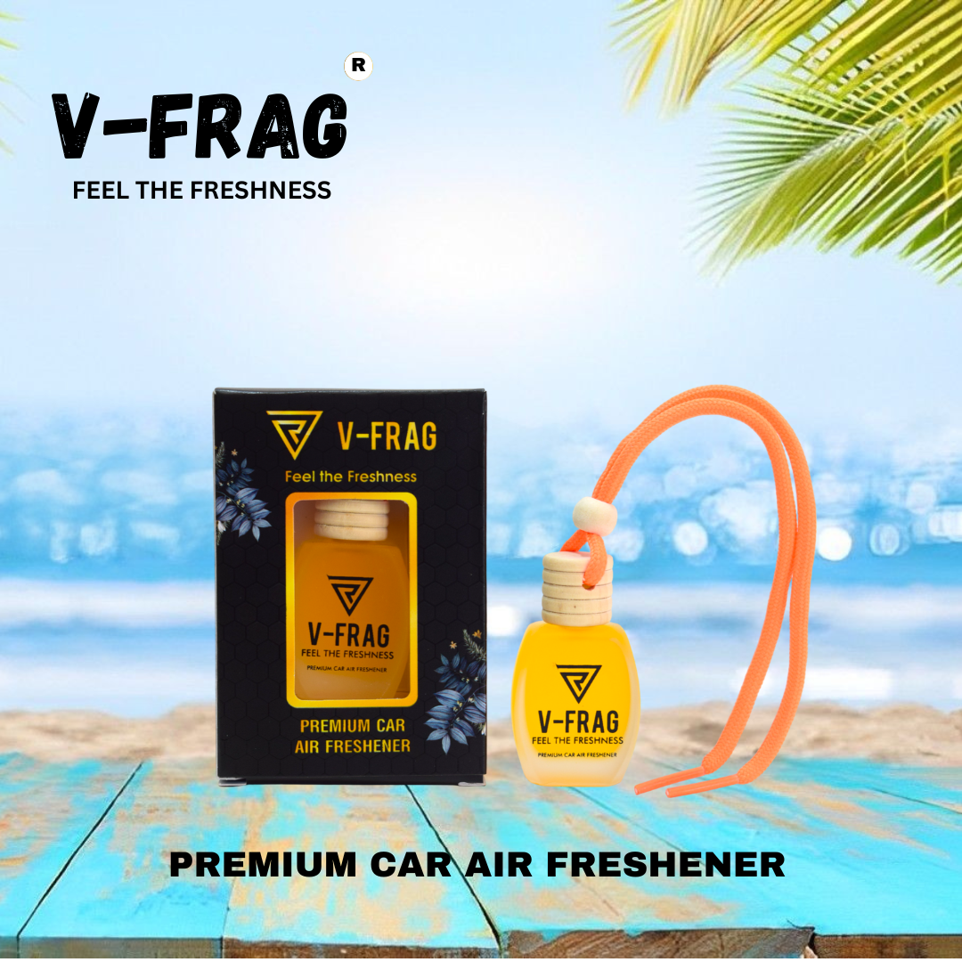 V-FRAG® Premium Car Air Freshener – Long-Lasting " ARABIAN " Scent, Luxury Hanging Diffuser for Car & Home
